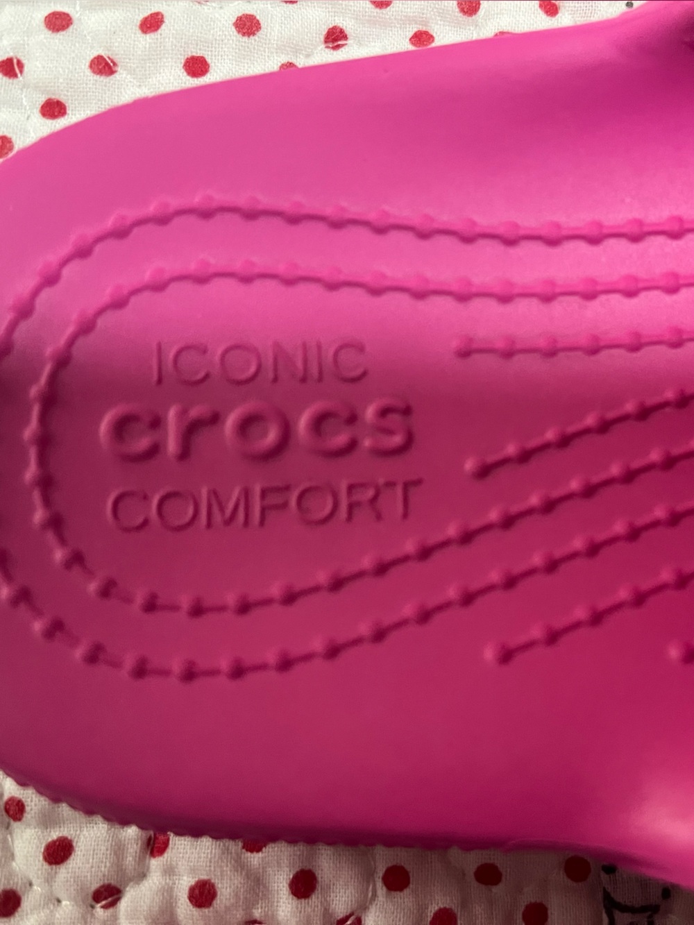 CROCS Kids Suze J3 Hot Pink Slide Sandals with Axolotl Charms - Picture 2 of 4
